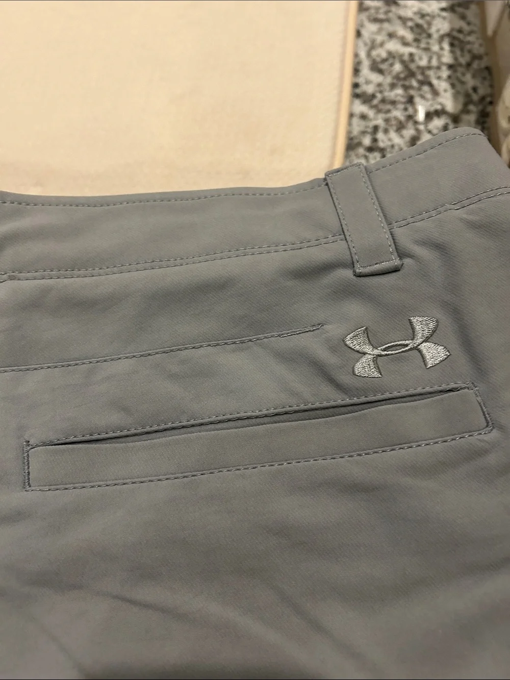 Men's Under Armour Gray Performance Golf Shorts 38